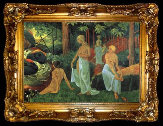 framed  Paul Serusier Bathers with White Veils, ta009-2